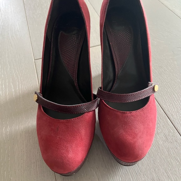DVF FERN Mary Jane Platform heel size 6.5 - Picture 2 of 4